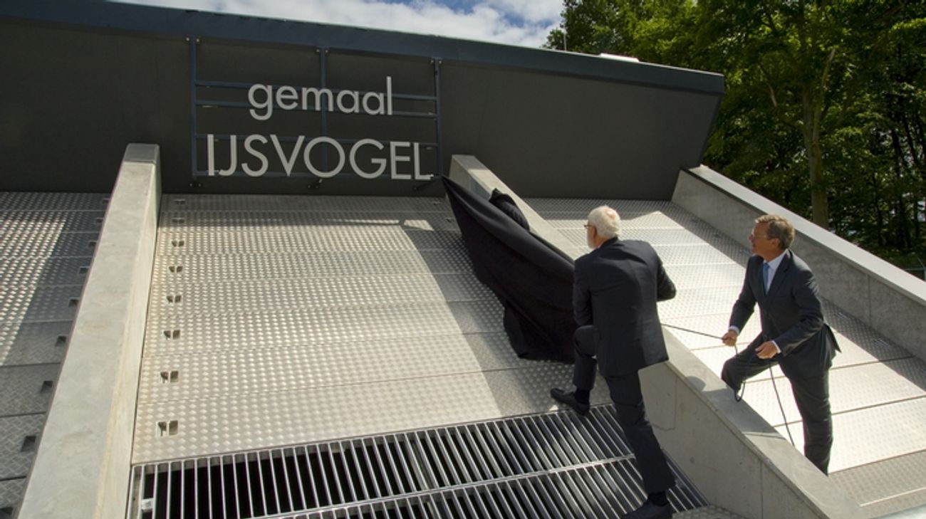 Nieuws - Nieuw gemaal de IJsvogel geopend