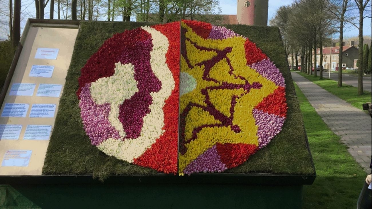 Nieuws - Luttelgeest heeft mooiste tulpenmozaïek