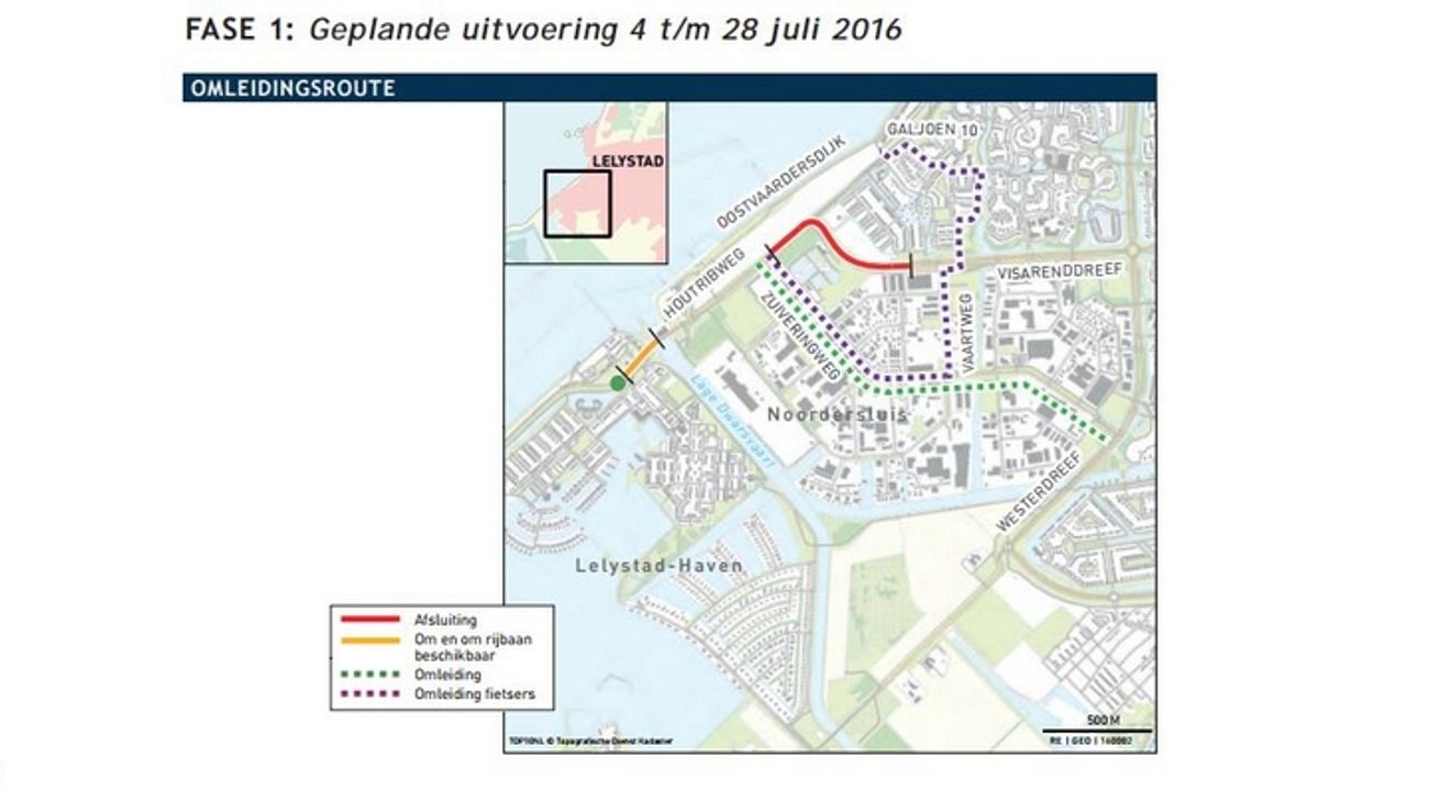 Nieuws - Groot onderhoud aan de Houtribweg