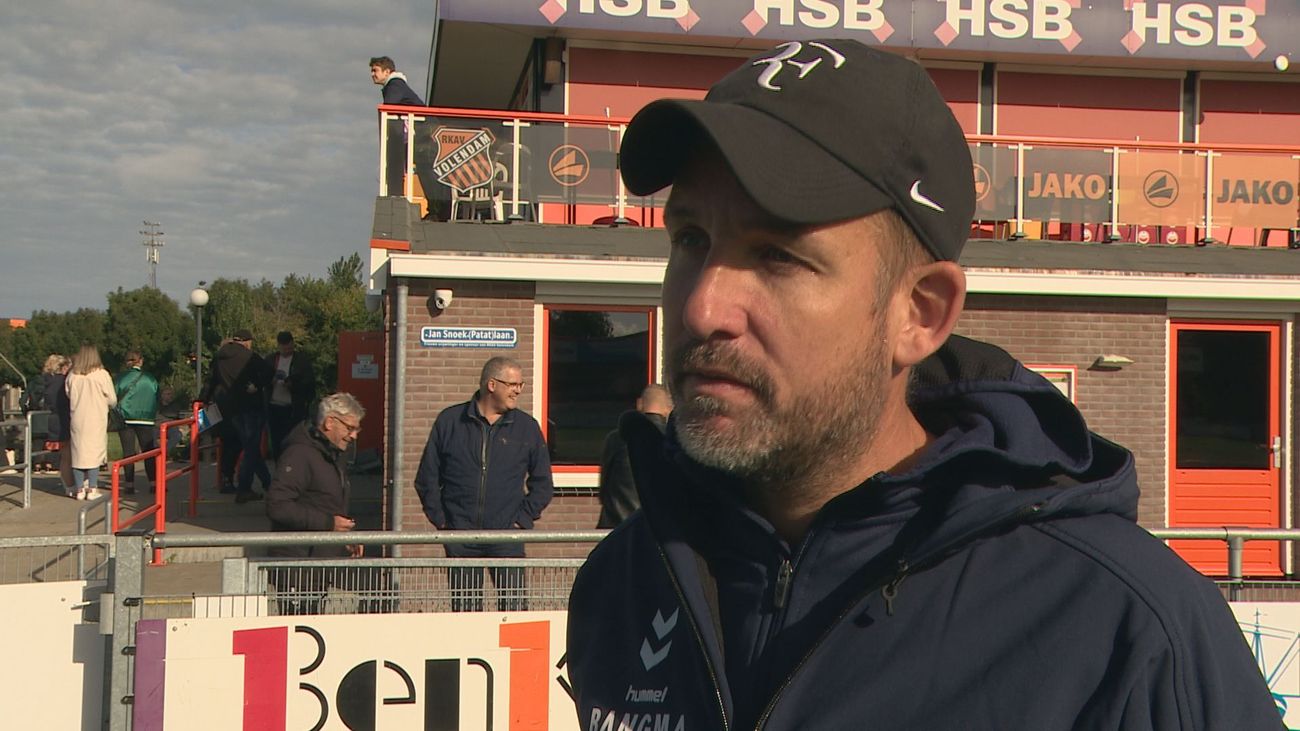 Gert Jan Karsten de oude en nu ook nieuwe hoofdtrainer van SV Urk