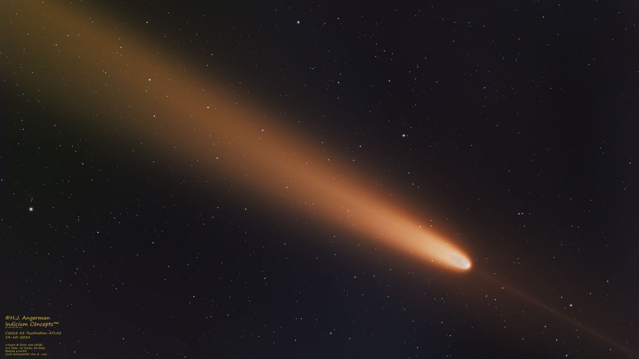 Gemist - Marknessenaar maakt een bijzondere foto van komeet C/2023 A3
