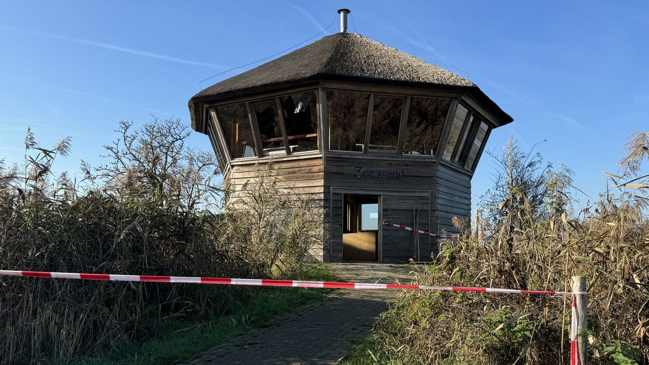 Nieuws - Observatiehut in Oostvaardersplassen vernield en verrekijkers gestolen: 'Zo zonde dit'