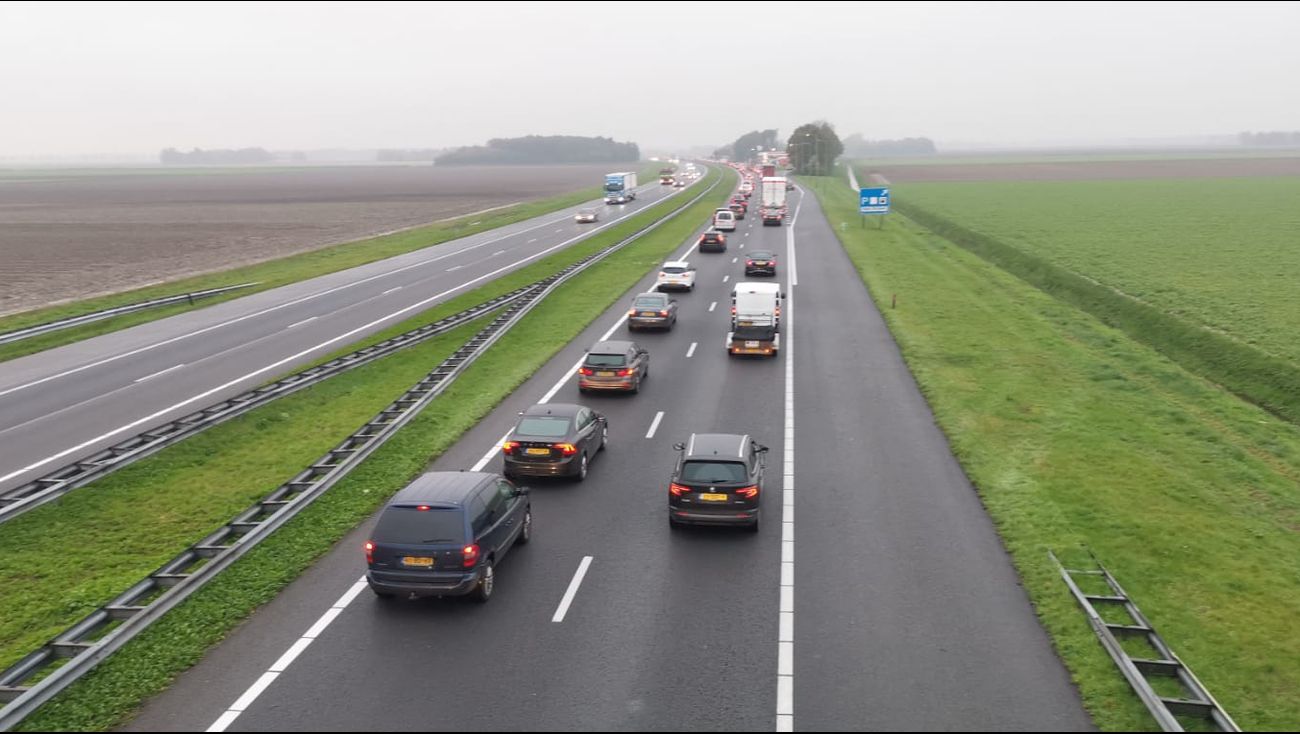 Nieuws - Meerdere ongelukken op de A6 zorgen voor een flinke vertraging