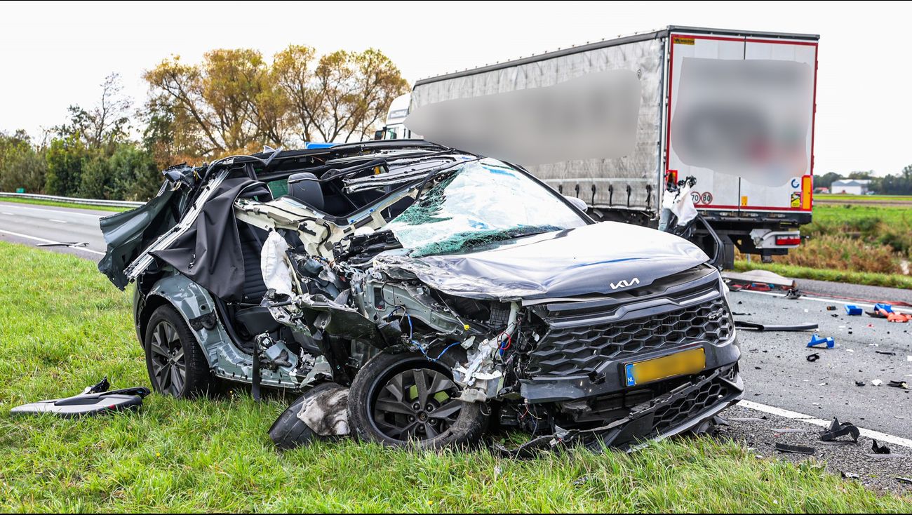 Nieuws - Snelweg A6 afgesloten bij Lemmer richting Emmeloord