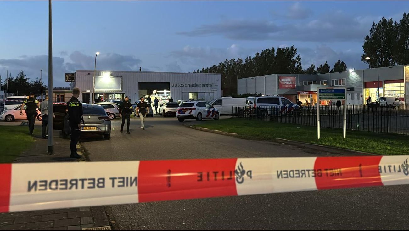 Nieuws - Schietincident bedrijventerrein Markerkant Almere, ruime afzetting door politie