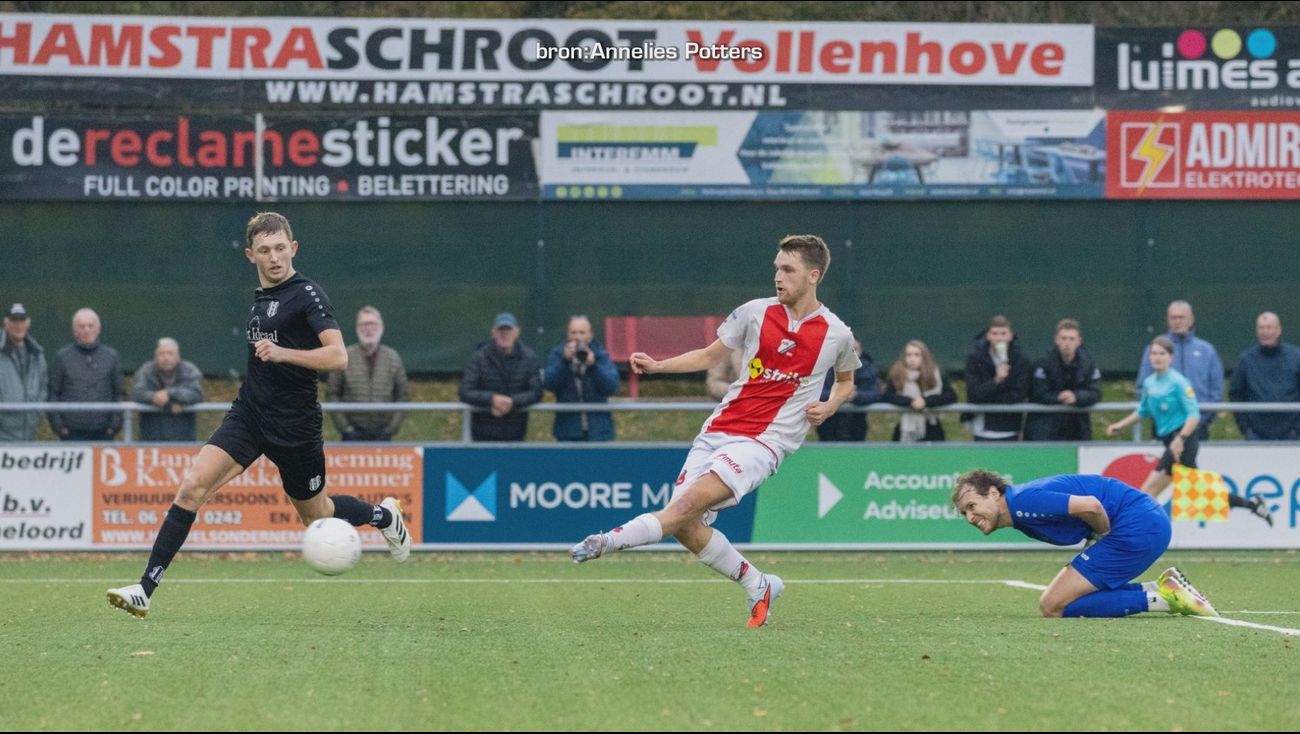 Sport - Flevo Boys mengt zich in titelstrijd na winst op koploper: 'We doen helemaal mee'