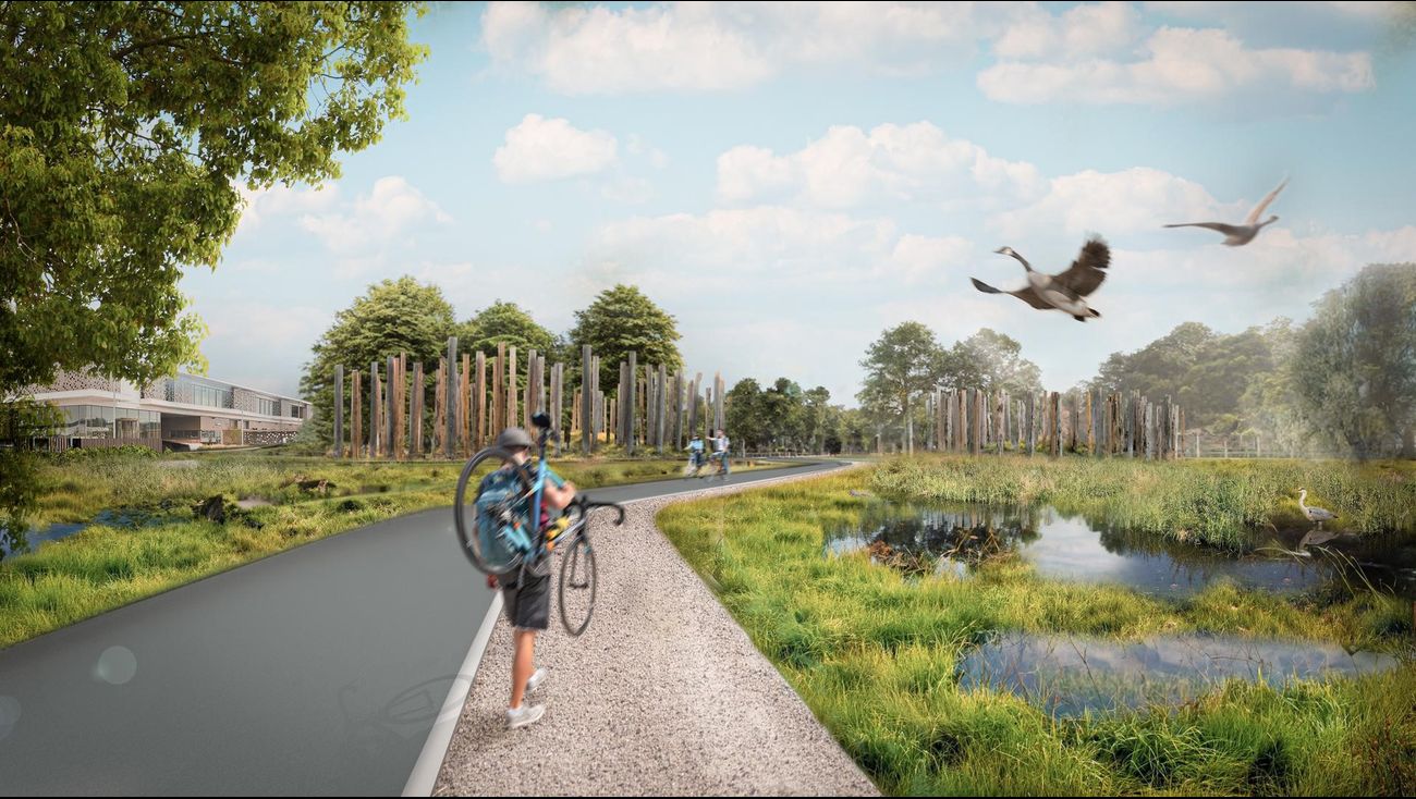 Nieuws - Plannen voor prehistorisch park op bedrijventerrein langs A27