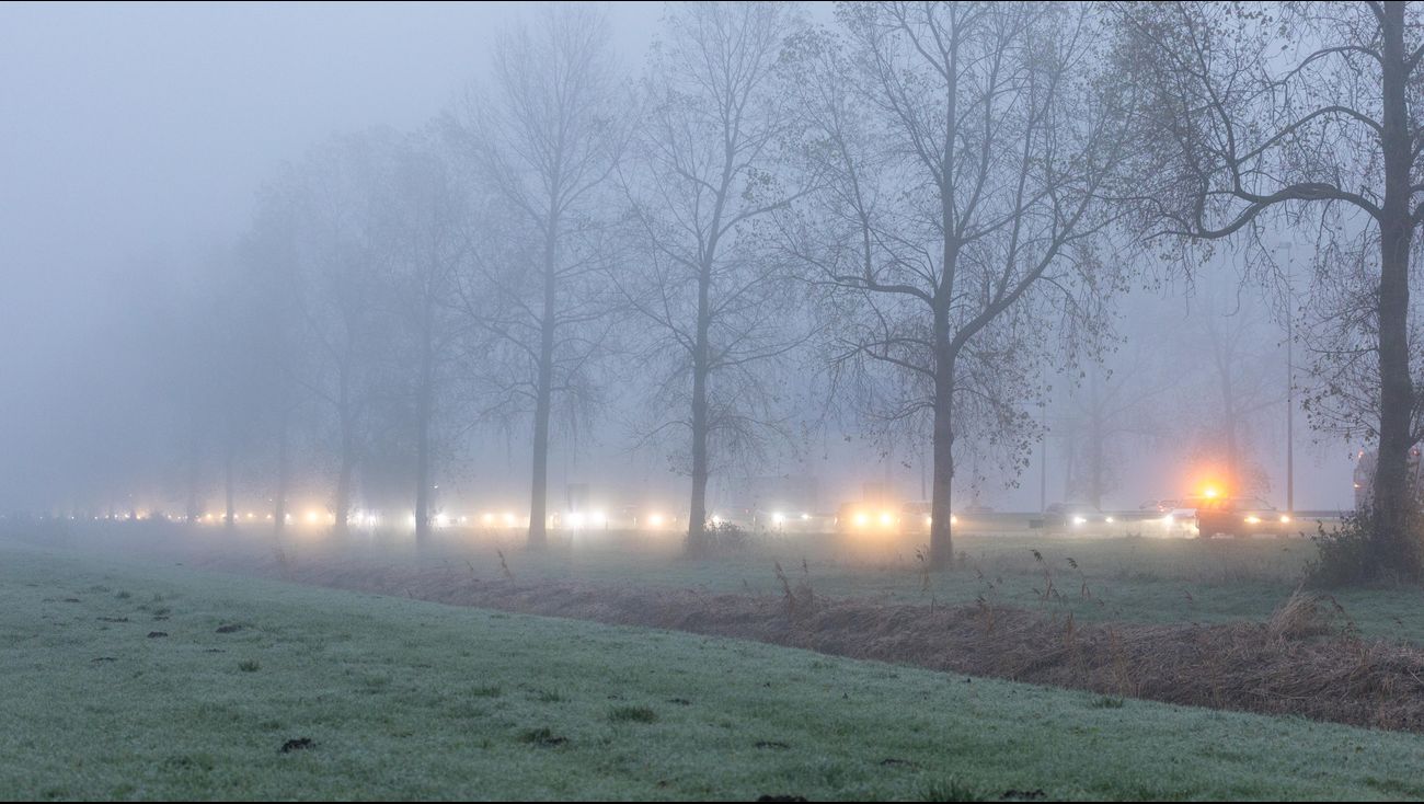 Nieuws - Ongeluk op mistige A6 bij Lelystad, vertraging voor verkeer dat naar Almere wil