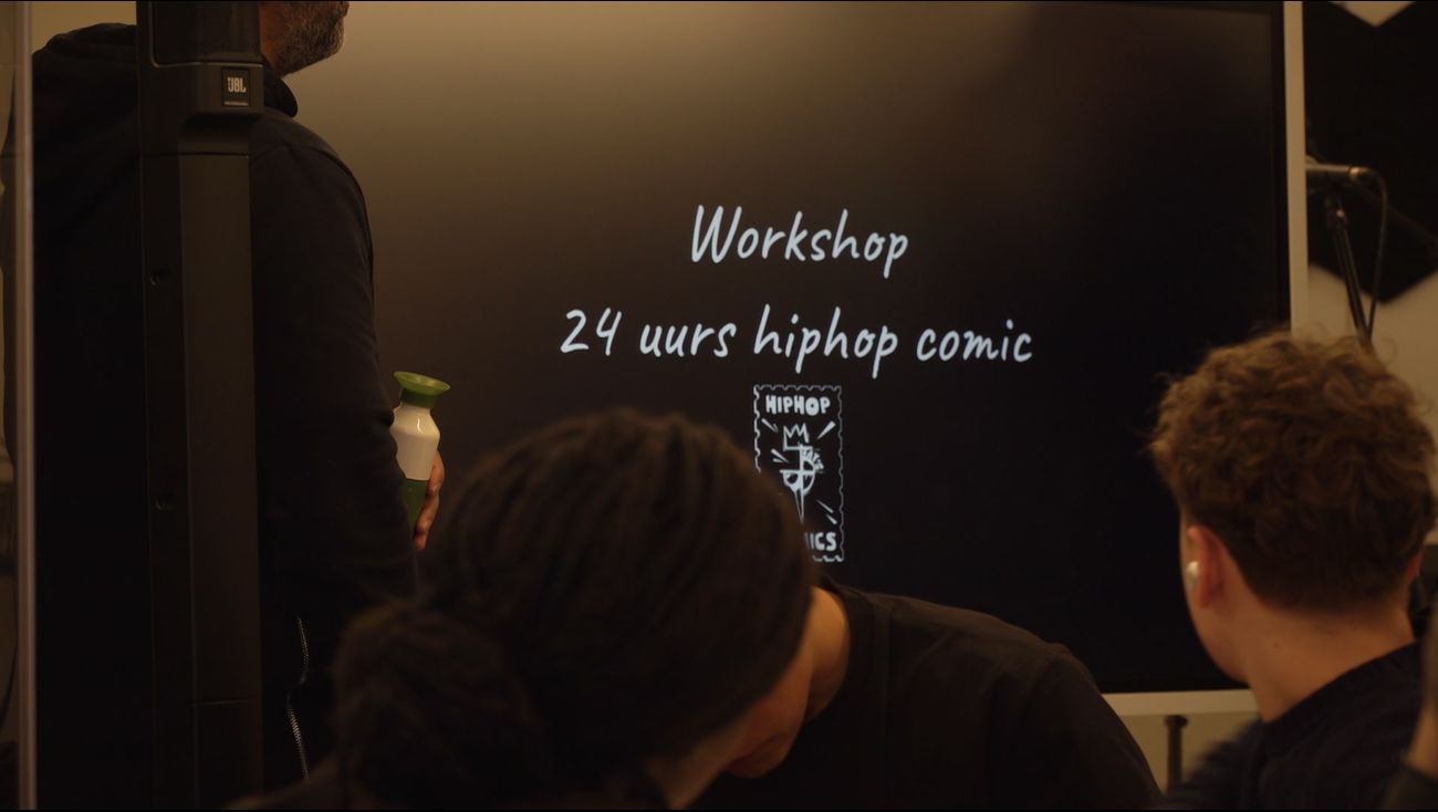 Nieuws - Honderd jongeren maken in 24 uur Hiphop Comic voor Serious Request