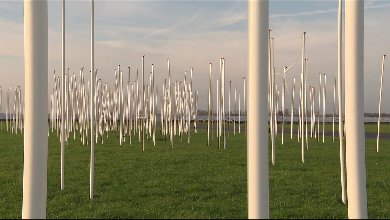 Nieuws - Landschapskunstwerk laat honderden plekken zien waar ooit een schip zonk
