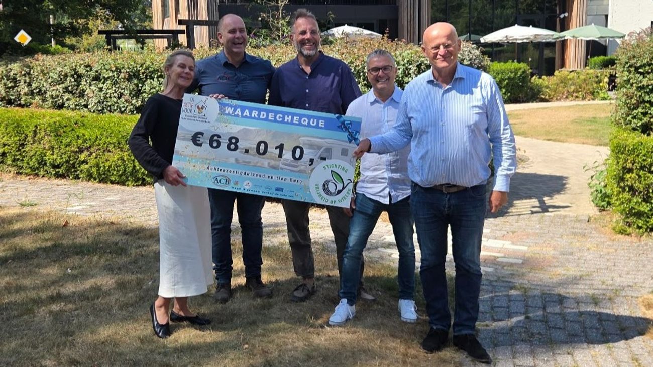 Eind goed, al goed na verloting van camper; bijna 70.000 euro opgehaald voor Ronald McDonald Huis
