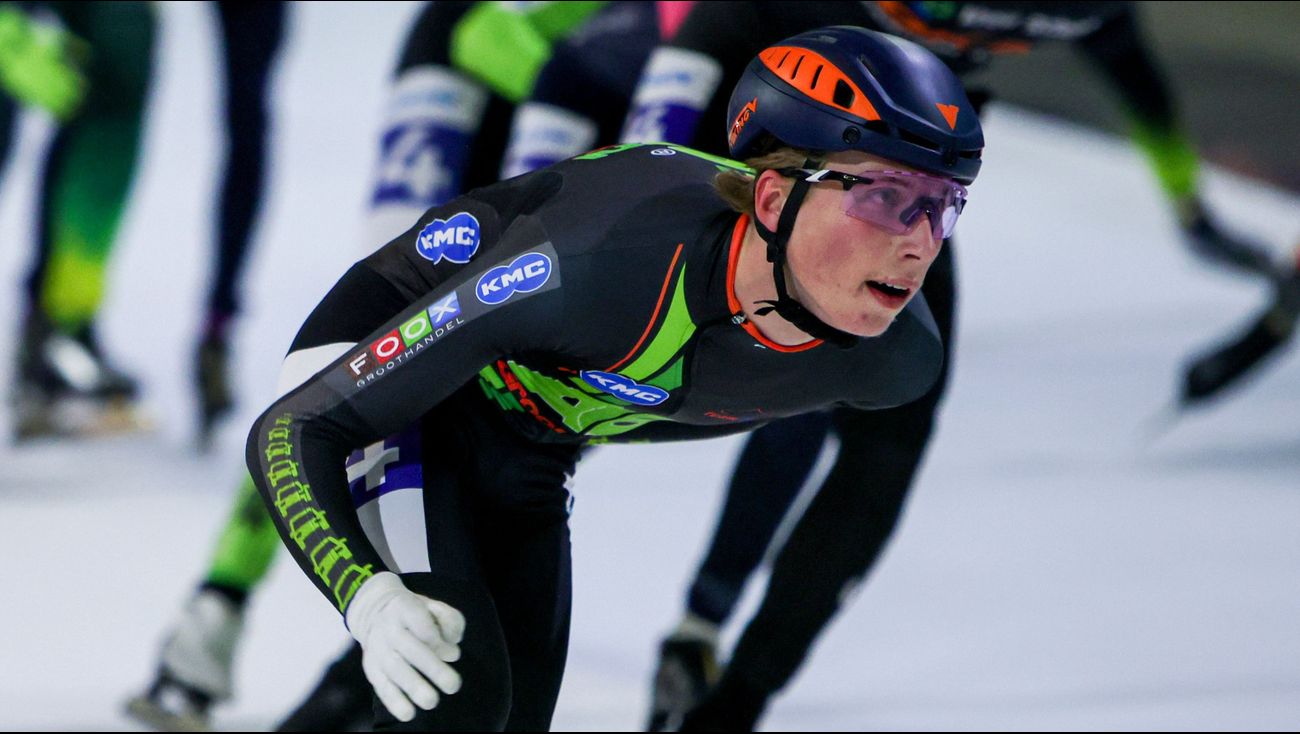 Sport - Goud voor Friso van Vliet uit Zeewolde op NK marathonschaatsen