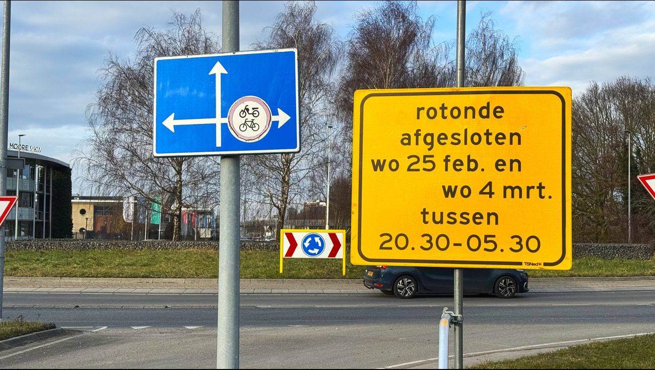 Nieuws - Groot onderhoud Larserdreef in Lelystad, veel nachtelijke afsluitingen