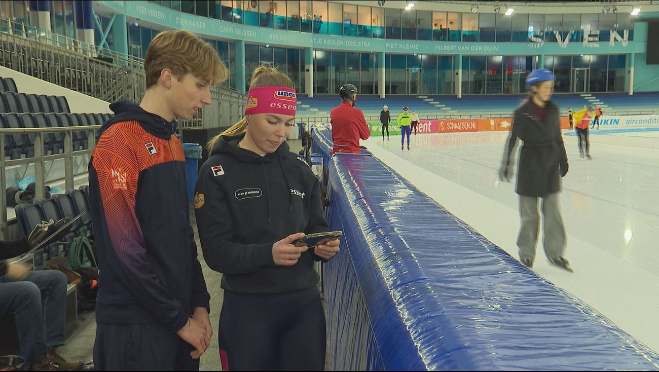 Sport - Olympische droom leeft bij schaatsende broer en zus uit Zeewolde