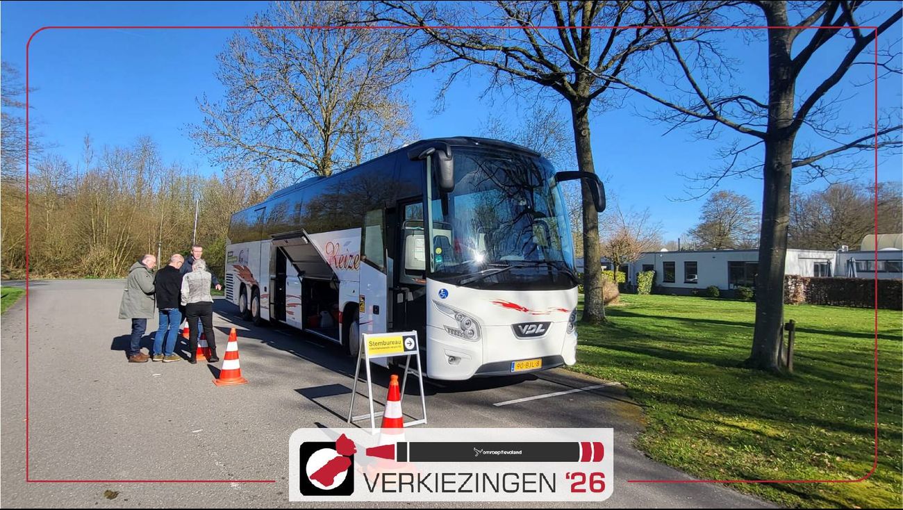 Nieuws - Verkiezingen begonnen • Bijzondere stemlocatie in Biddinghuizen