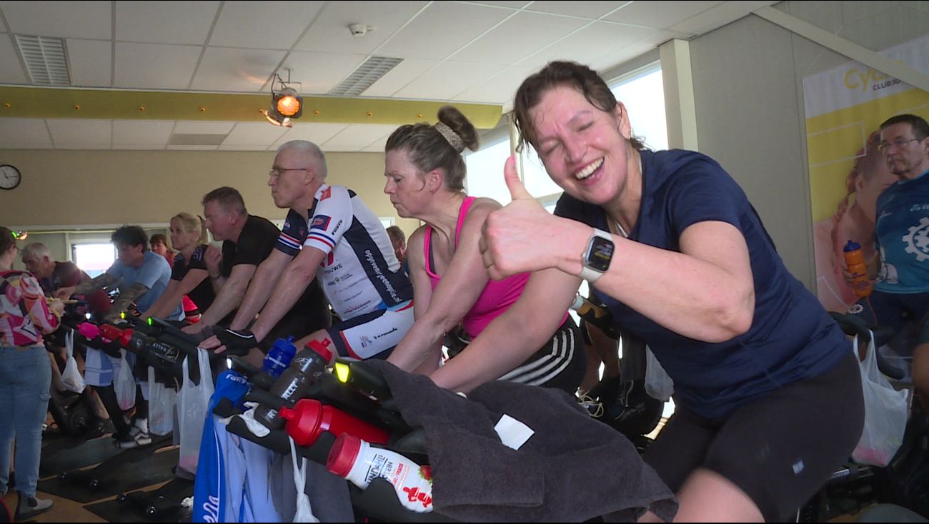 Nieuws - Zweten tijdens spinningmarathon in aanloop naar Alpe d'Huzes