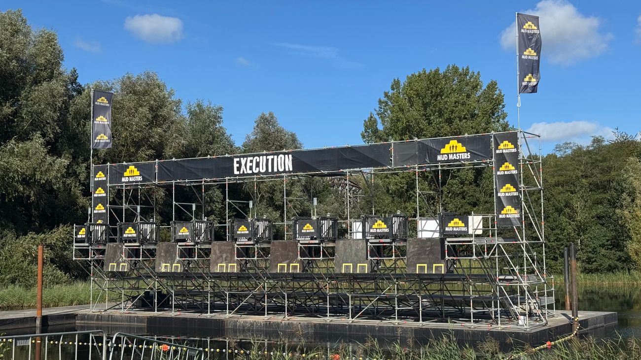Vier dagen bouwen voor weekend vol modder: Mud Masters klaar voor duizenden deelnemers