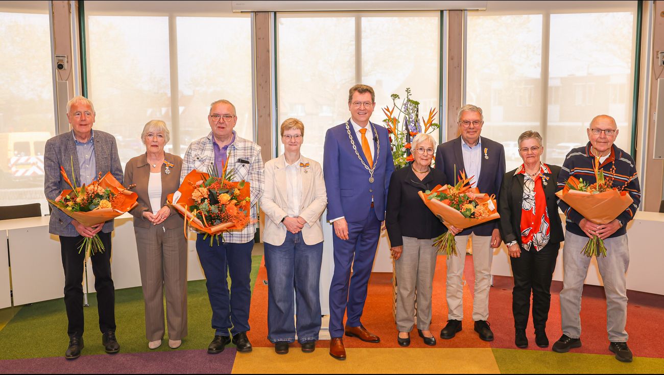 Nieuws - Lintjes voor viertal uit Noordoostpolder, één benoemd tot Ridder