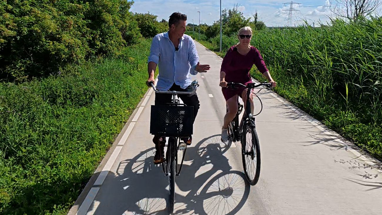 ' Doorfietspad' van Lelystad naar Almere bijna klaar