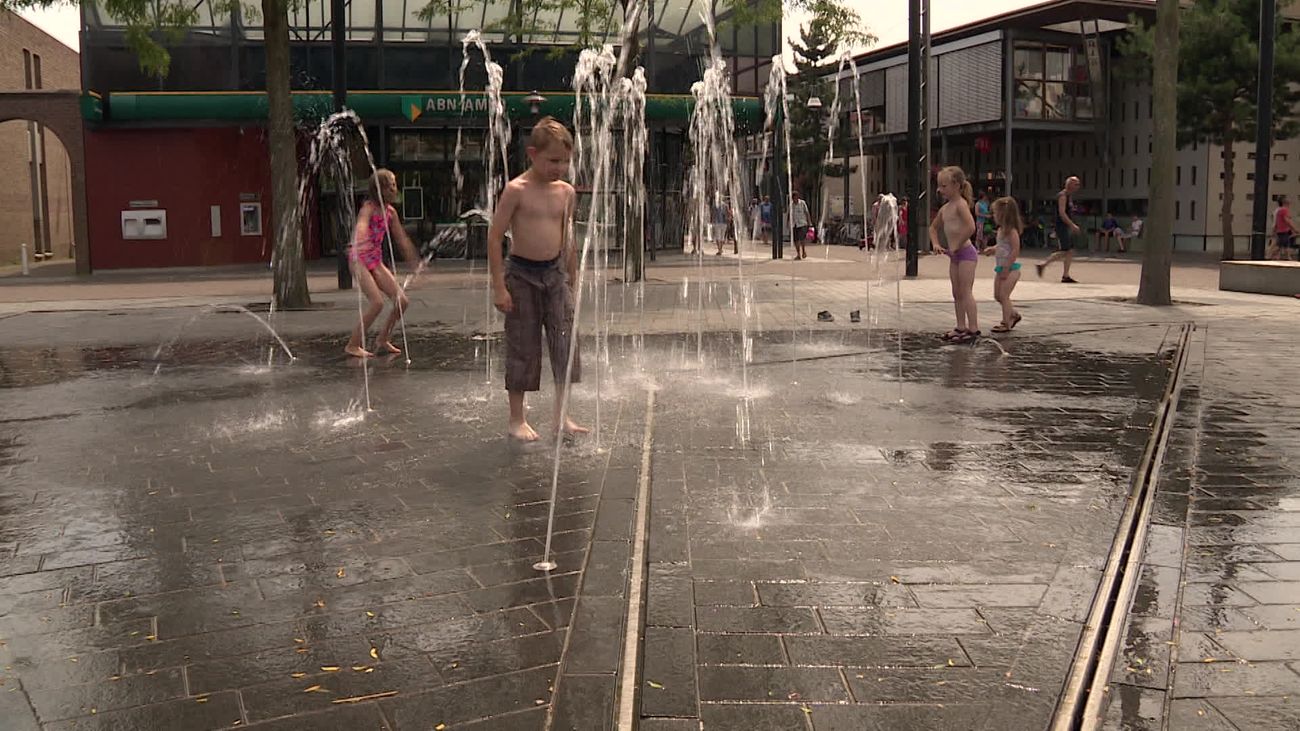 Fontein op Kerkplein in Zeewolde blijft voorlopig droog: herstel kost 350.000 euro
