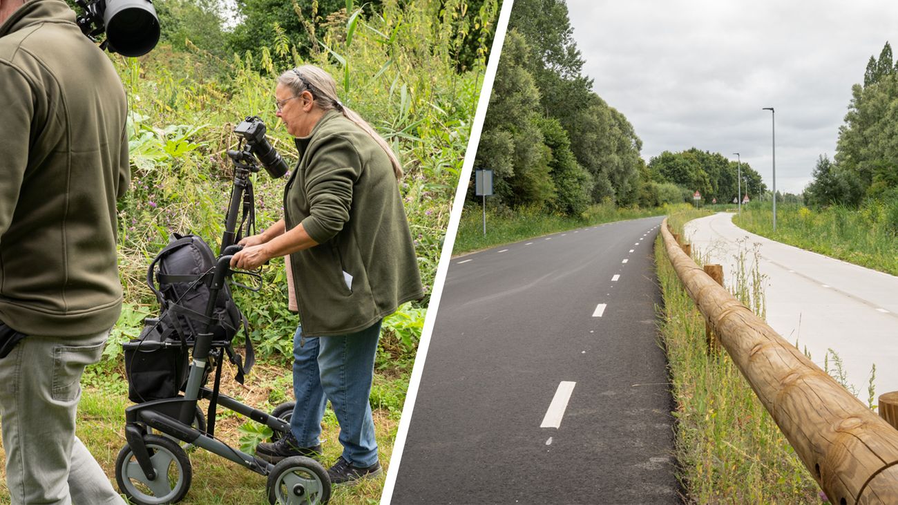 Nieuws - Door snelfietspad kunnen Loek en Karin niet meer bij geliefde vogelkijkhutten komen