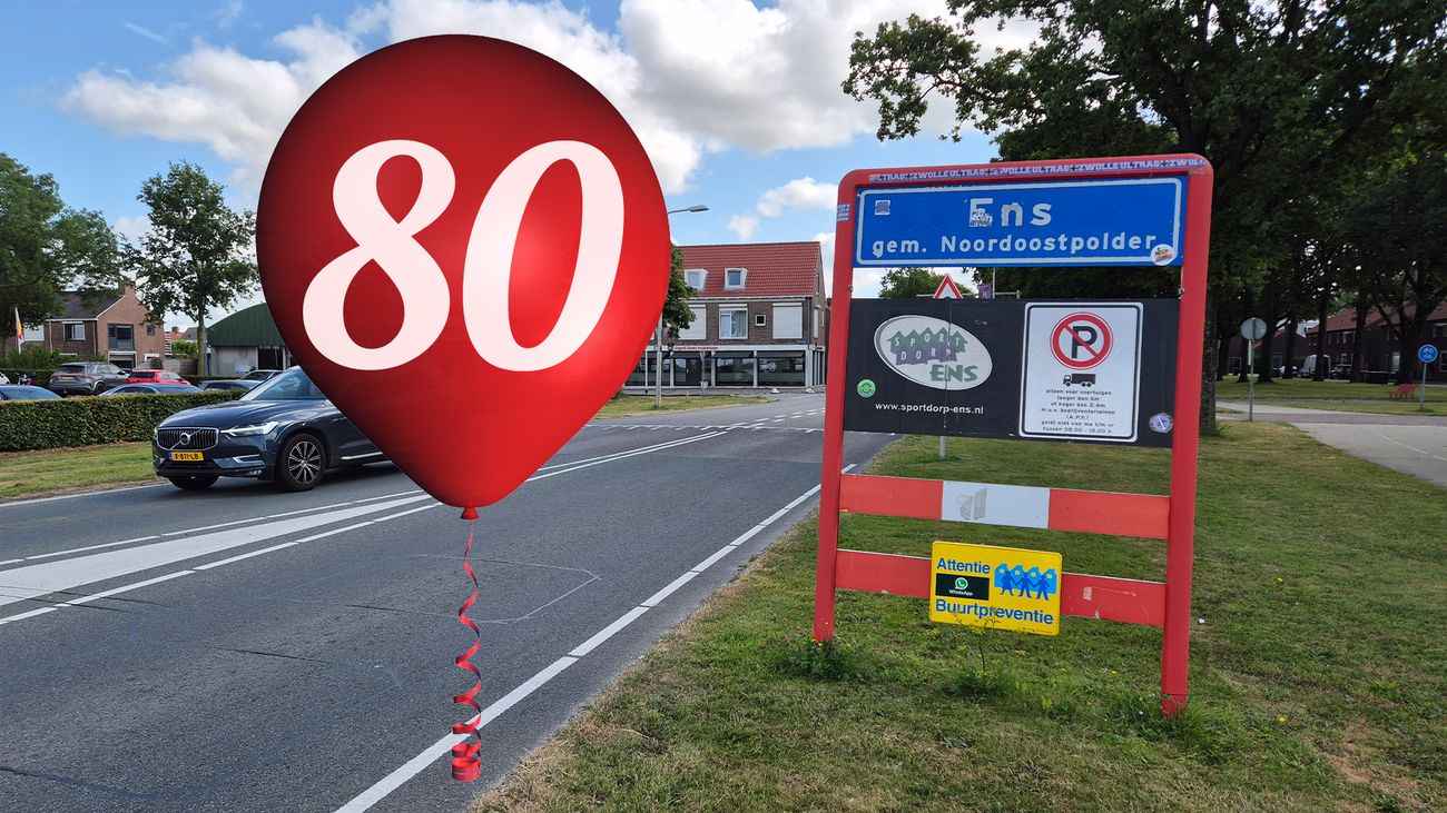 Nieuws - Ens viert 80-jarig jubileum, plaatselijke voetbalclub 75 jaar.