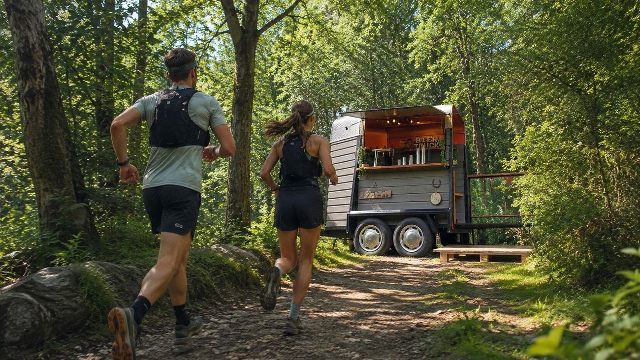 Nieuws - Geen medaille, maar koud biertje als beloning bij trailrun Run to the Tap