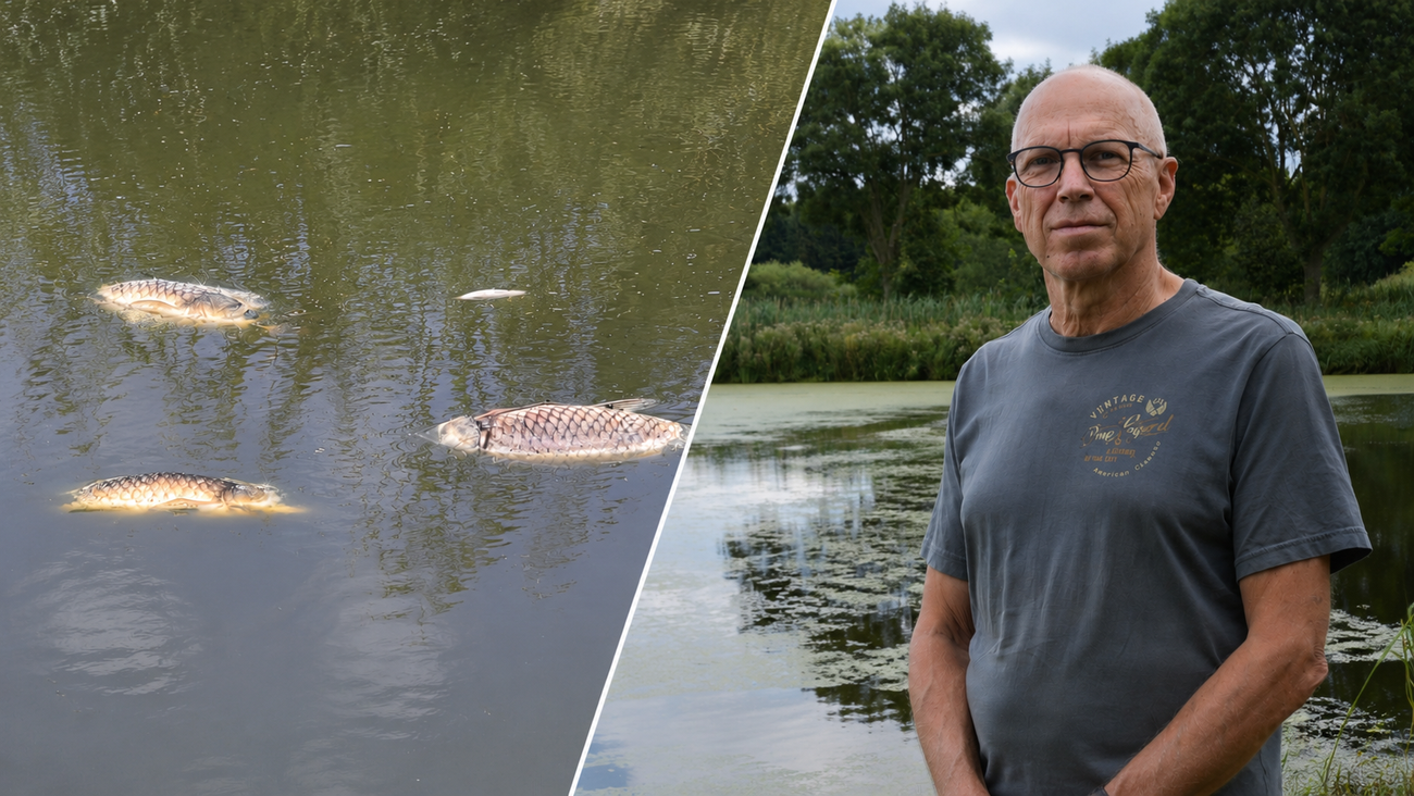 Nieuws - Vissterfte leidt tot discussie tussen hengelsporters en waterschap