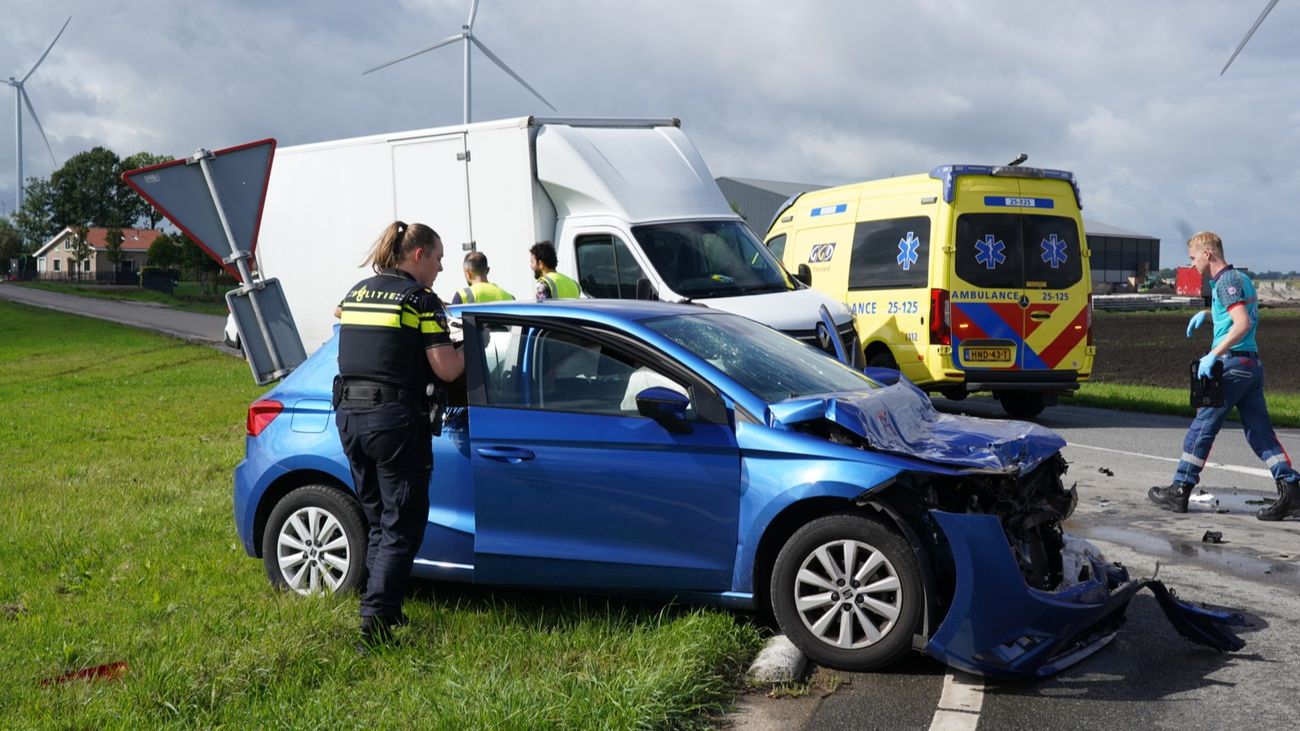 Gewonde bij botsing bij Dronten