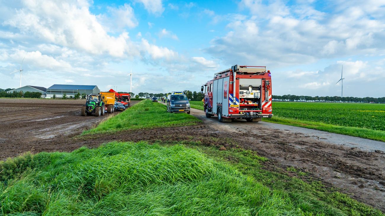 Dodelijk ongeval met landbouwvoertuig in Biddinghuizen