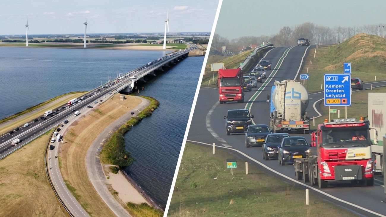 Anderhalf uur omrijden: Gemeente NOP boos om wegafsluiting A6 én N50