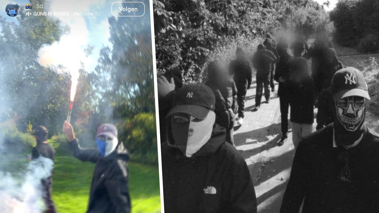 Intimiderende fakkeloptocht door 'hooligans' Unicum zette buurt rond voetbalclub op stelten