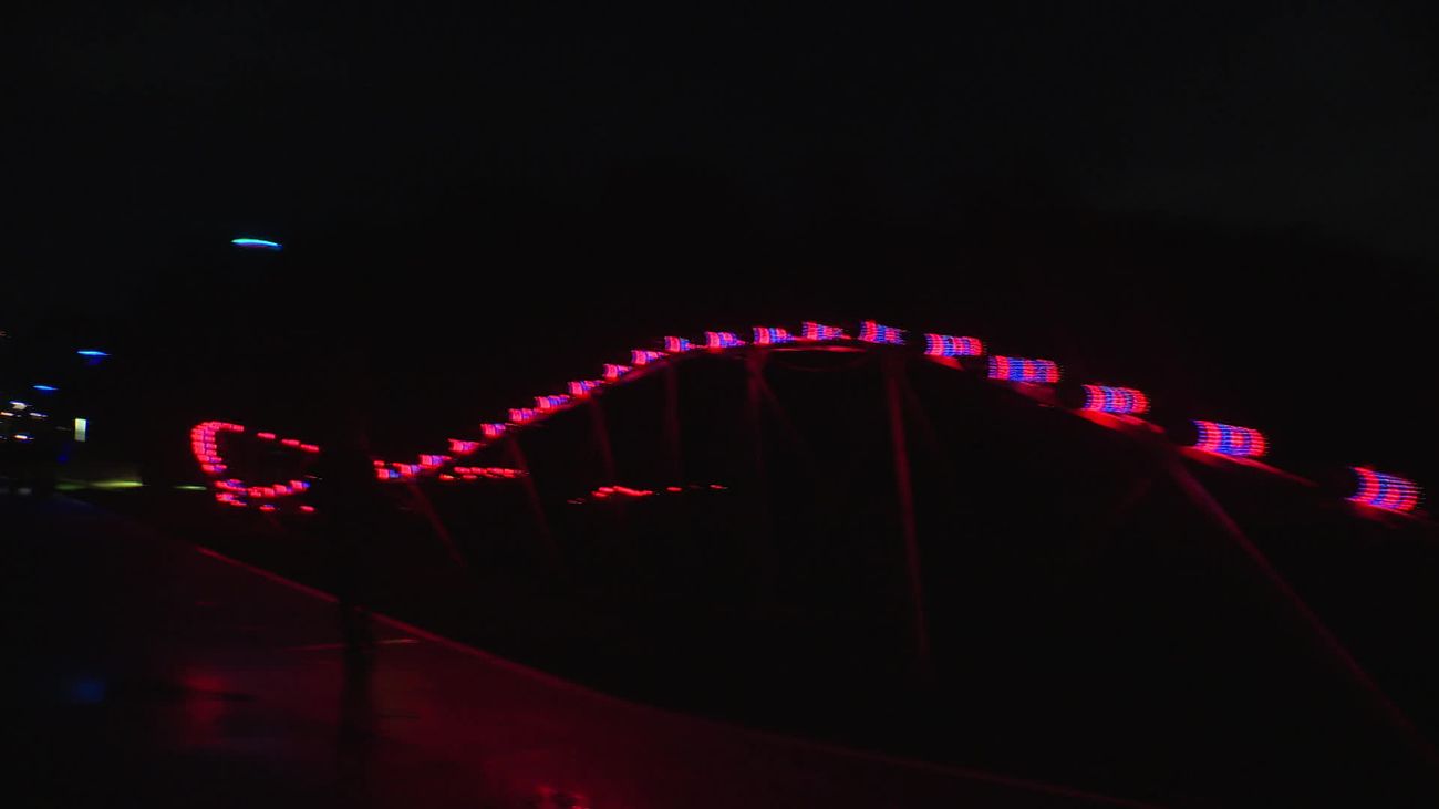 Alluminous Light Festival Opens in Almere Despite Rain