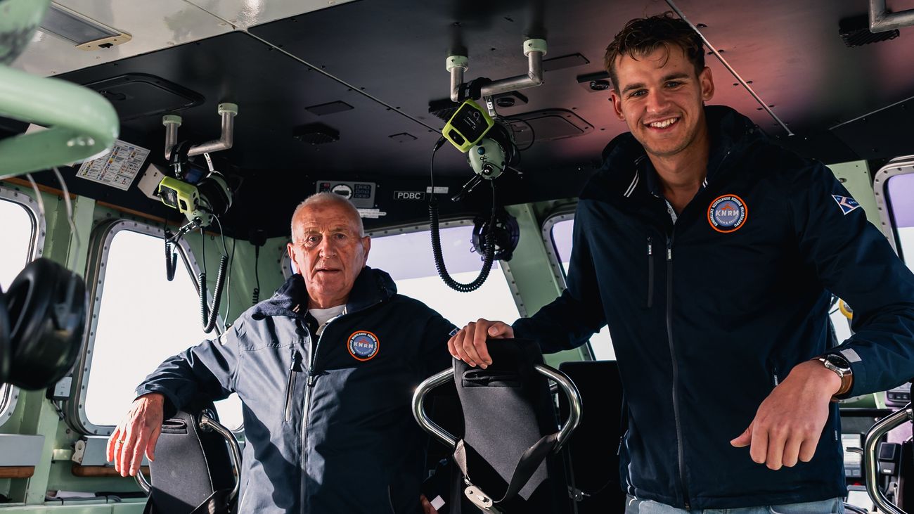 Opa (82) en kleinzoon (22) van Urk strijden samen voor de KNRM