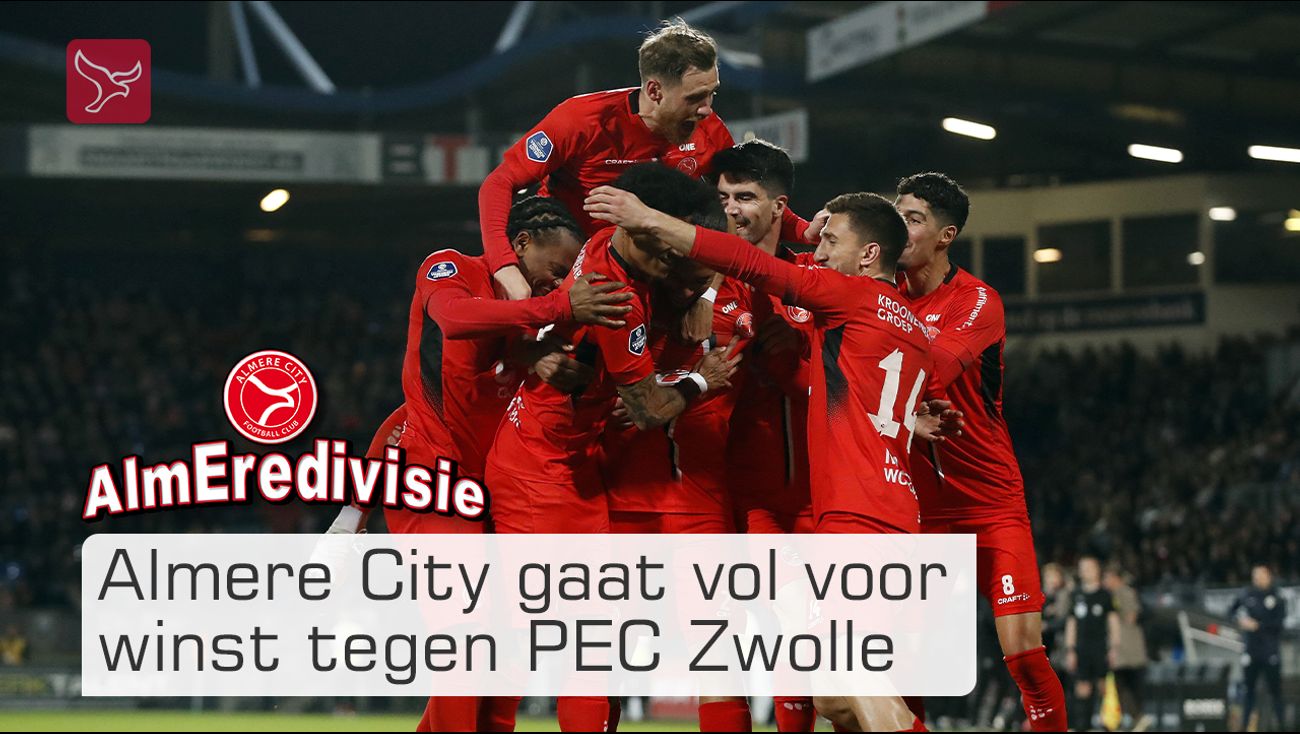 Sport - Cruciale clash: Almere City vs. PEC Zwolle