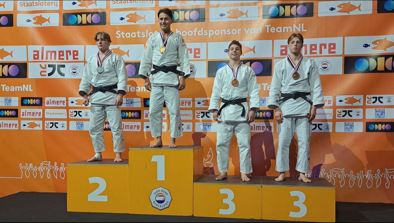 Winnaar bronzen medaille Joe Daamen (17) twijfelde mee te doen aan NK judo: ‘Ik ben overgehaald’