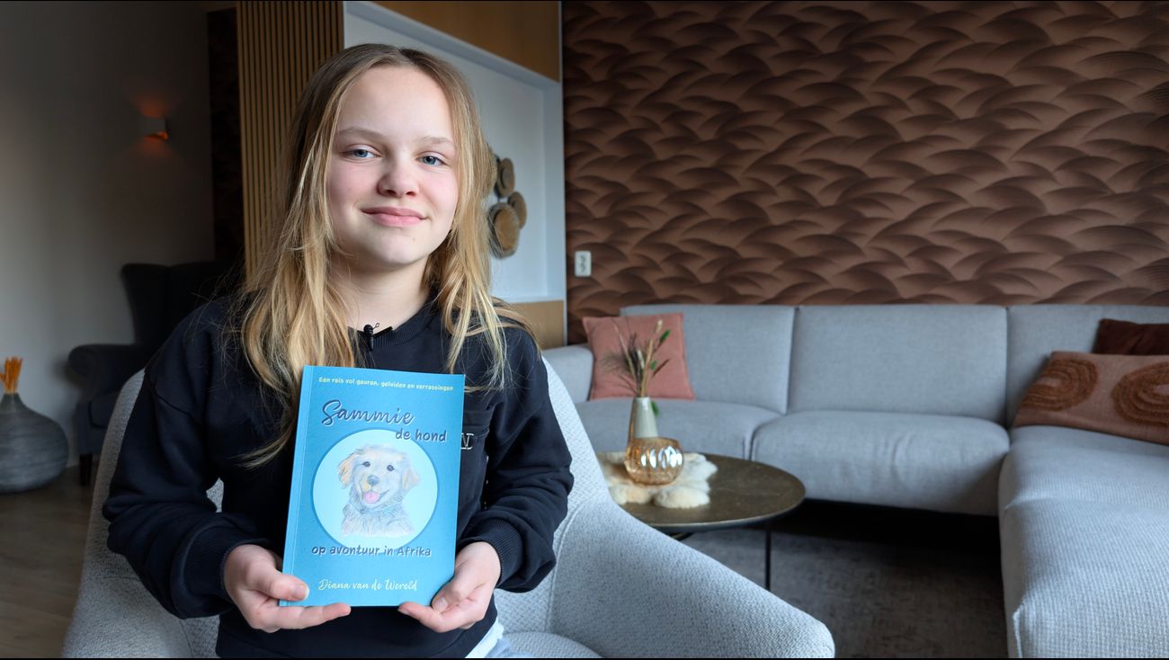 Nieuws - Elfjarige Tollebeekse brengt eigen kinderboek uit: 'Trots en cool'