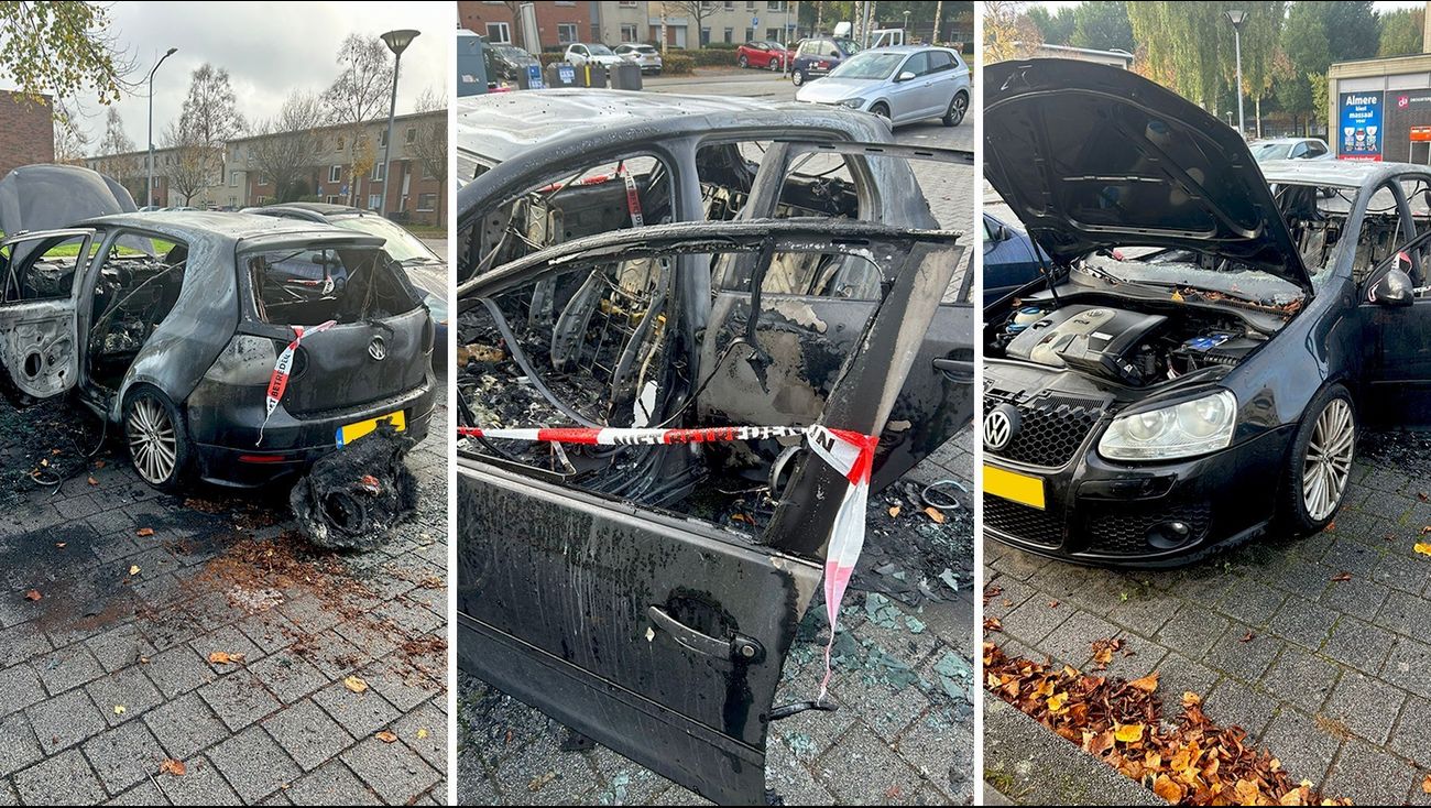 Nieuws - Auto met lachgastanks vliegt in brand na harde knal