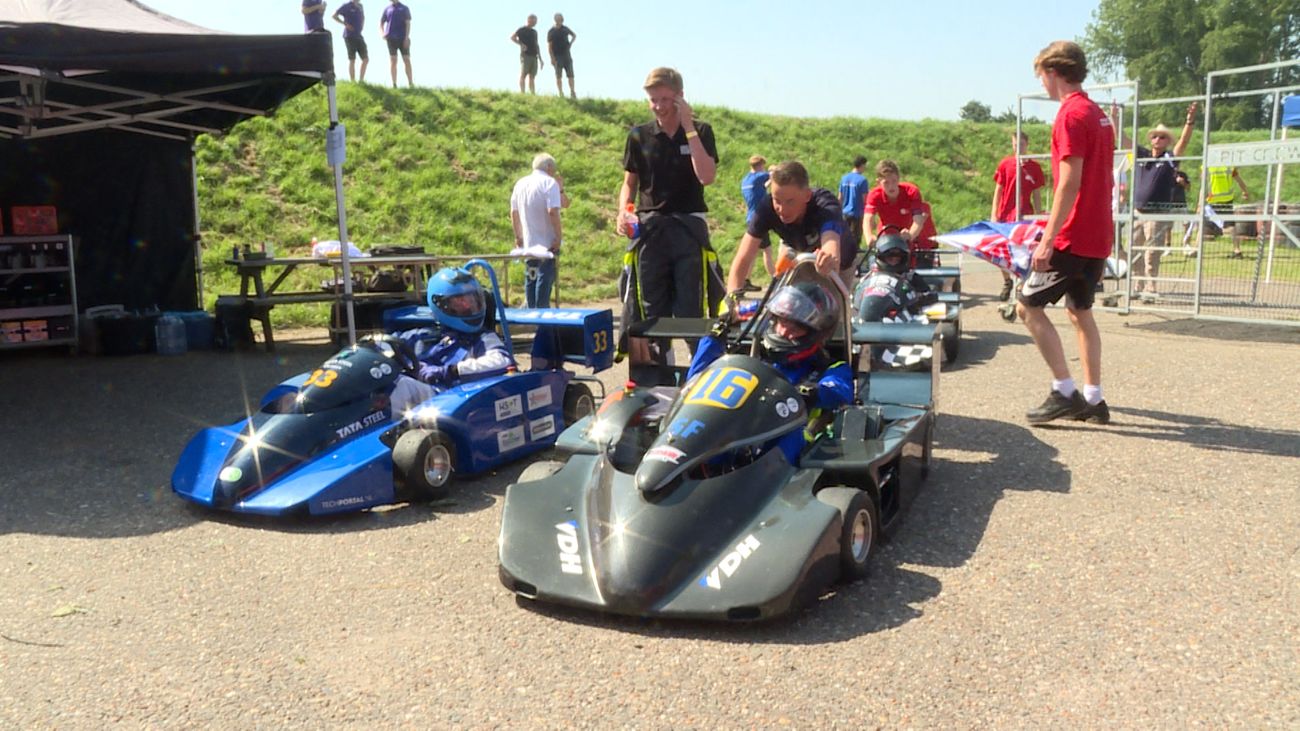 Nieuws - Honderden leerlingen strijden met zelfgebouwde elektrische karts op de Energy Experience