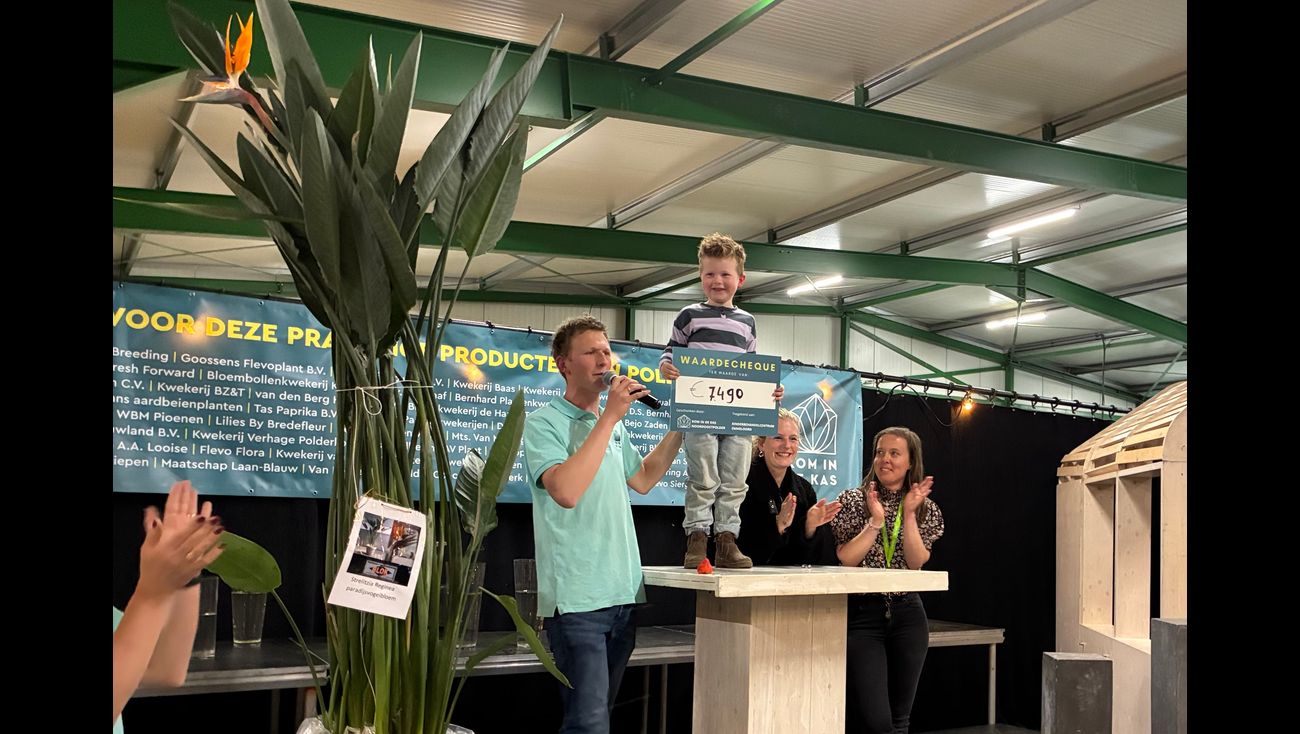 Nieuws - Ruim 7-duizend euro opgehaald voor Kinderbehandelcentrum opgehaald bij Kom in de Kas