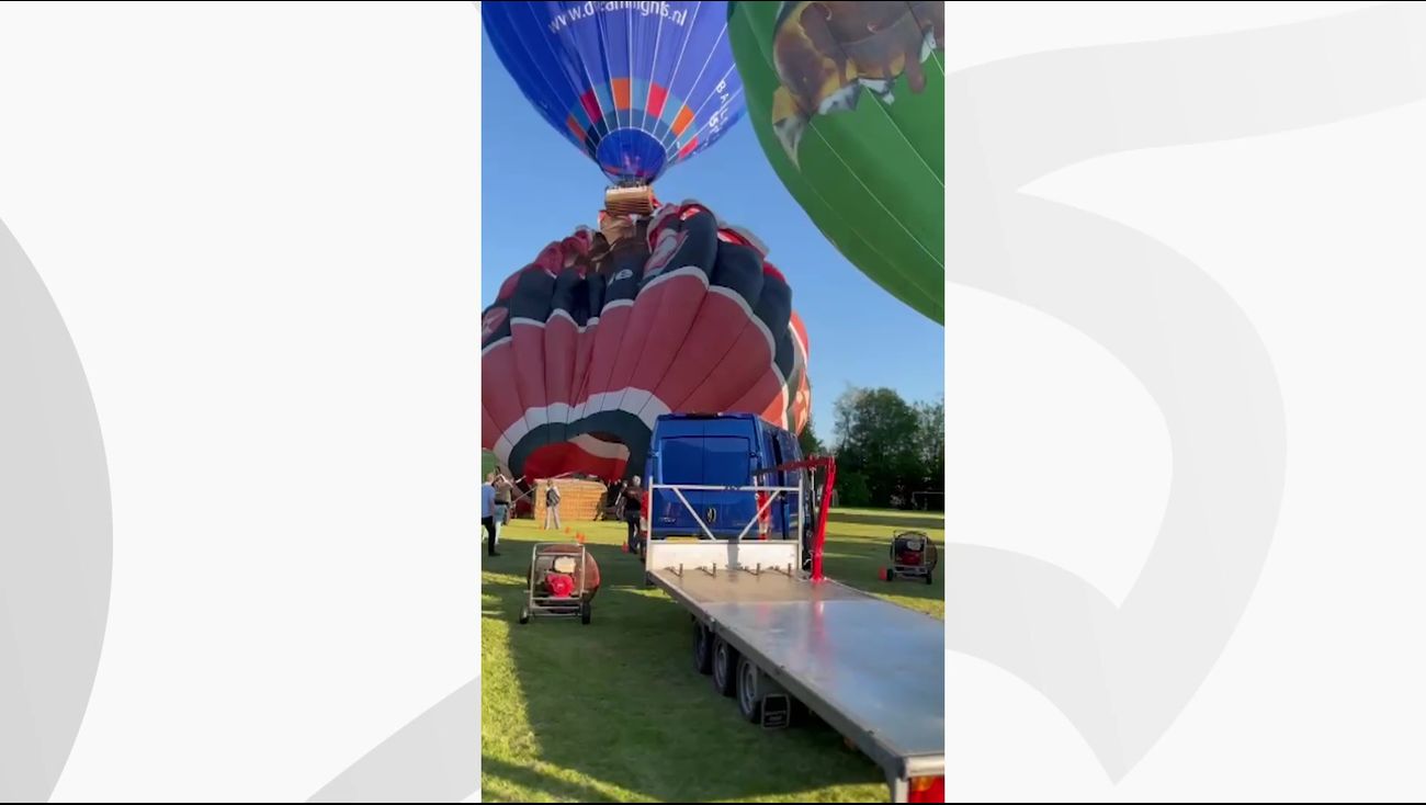 Nieuws - Luchtballon verwoest na botsing met andere luchtballon tijdens opstijgen in Luttelgeest